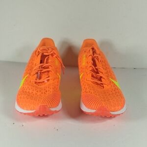 New' NIKE Men Orange And Yellow Spike Running Shoes Size 10.5.